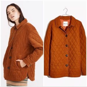 NWOT Madewell Austin quilted coat
